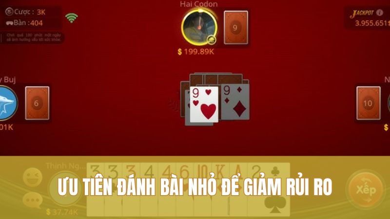 Khám Phá Tiến Lên Đếm Lá Go88 Đáng Chơi Nhất 3 Ưu tiên đánh bài nhỏ để giảm rủi ro