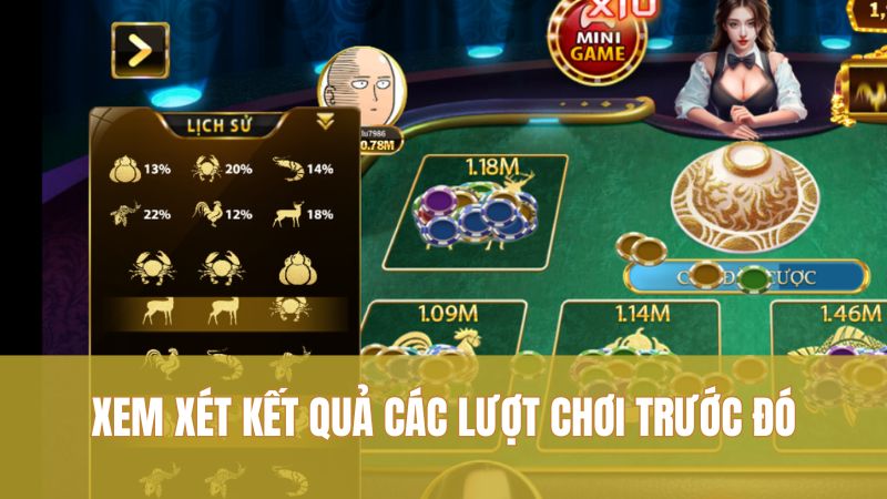 Bầu Cua GO88: Bí Quyết Đặt Cửa Chuẩn Tăng Tỷ Lệ Thắng 3 Xem xét kết quả các lượt chơi trước đó